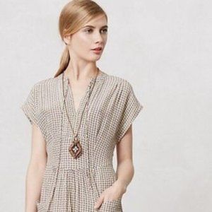 Anthropologie Lil First Blush Love Print Dress, Size 6